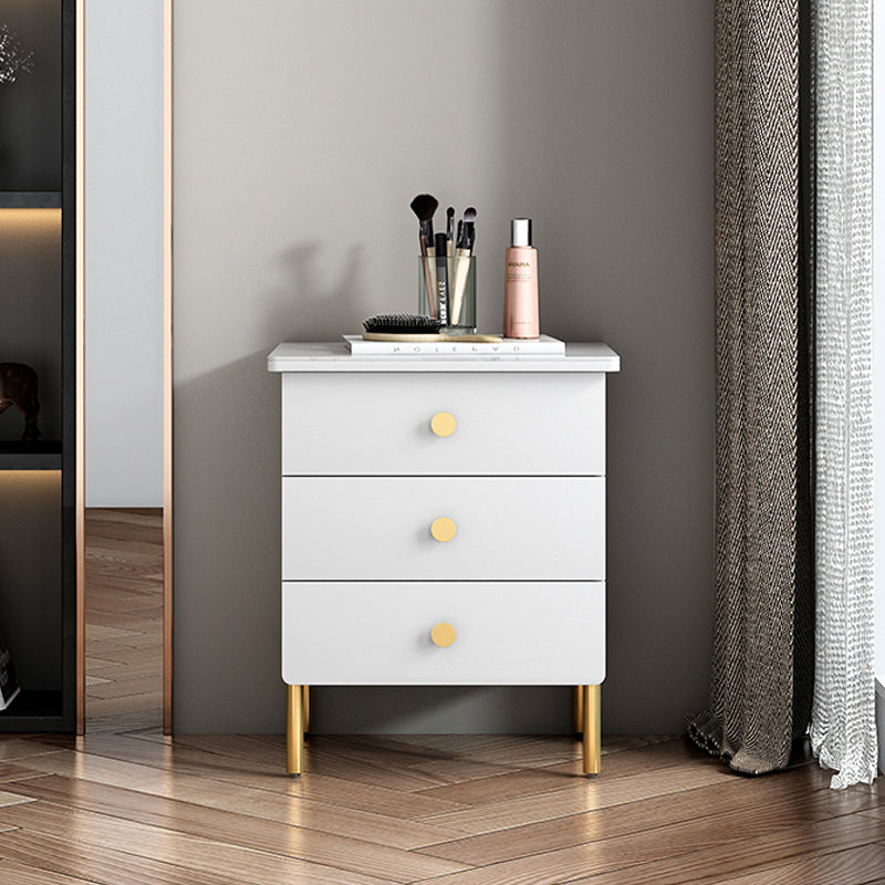 15.6-inch Width Storage Chest Dresser Glam Storage Chest with 3 Drawers