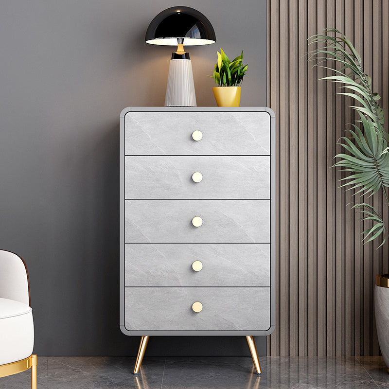 Glam Dresser Manufactured Wood Storage Chest with 3/4/5 Drawers