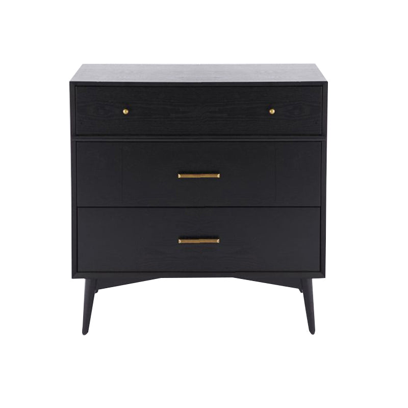 36.5"L Wooden Home Sideboard Contemporary Rectangular Sideboard Table with Drawers Black Clearhalo 'buffet_sideboard' 'Buffets & Sideboards' 'furn' 'furn_buffet_sideboard' 'Furniture' 'Kitchen & Dining Furniture' 6231278