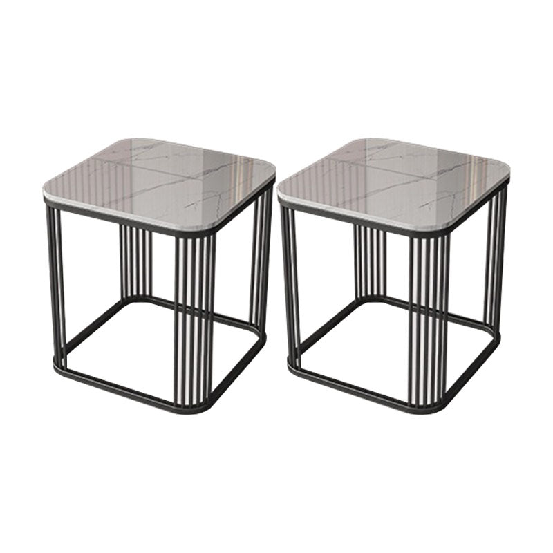 Mesa de pizarra cuadrada de la tabla de altura de marco contemporáneo, 21.7 "de alto