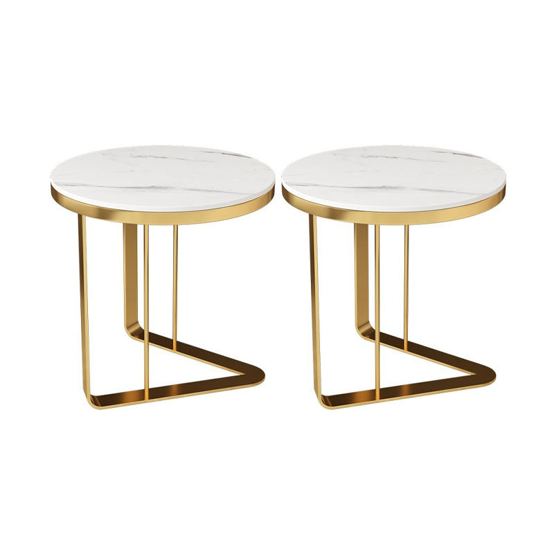 Mesa contemporánea de la tabla de la altura de la tabla del extremo metálico superior