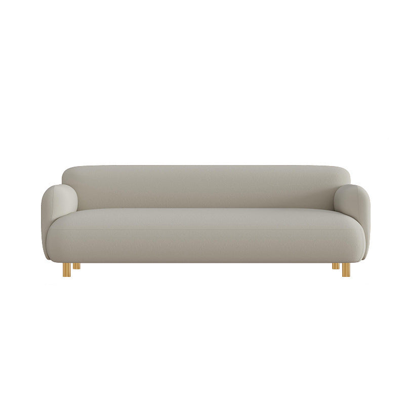 Faux Ledersofa 27,55 "H eingebrauchtes Armsofa für Wohnzimmer