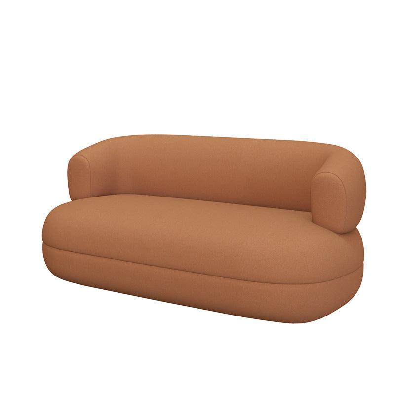Moderner engeres Rückensofa Smoking Arm 27,56 "H Fleckenfestesfestes Sofa