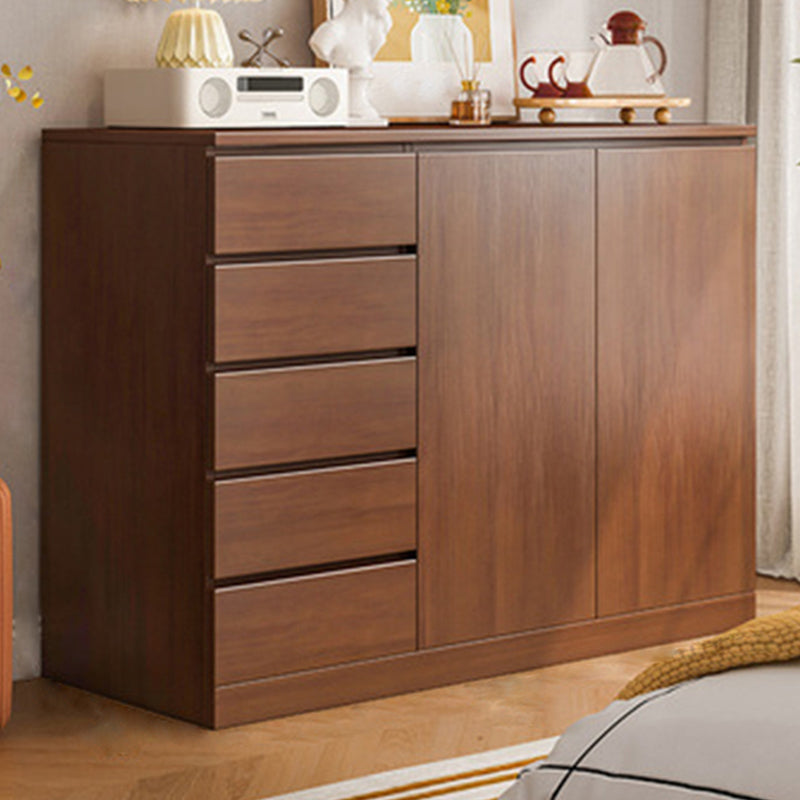 Cassetta moderna di stoccaggio in legno massiccio con cassetti 3/4/5/6