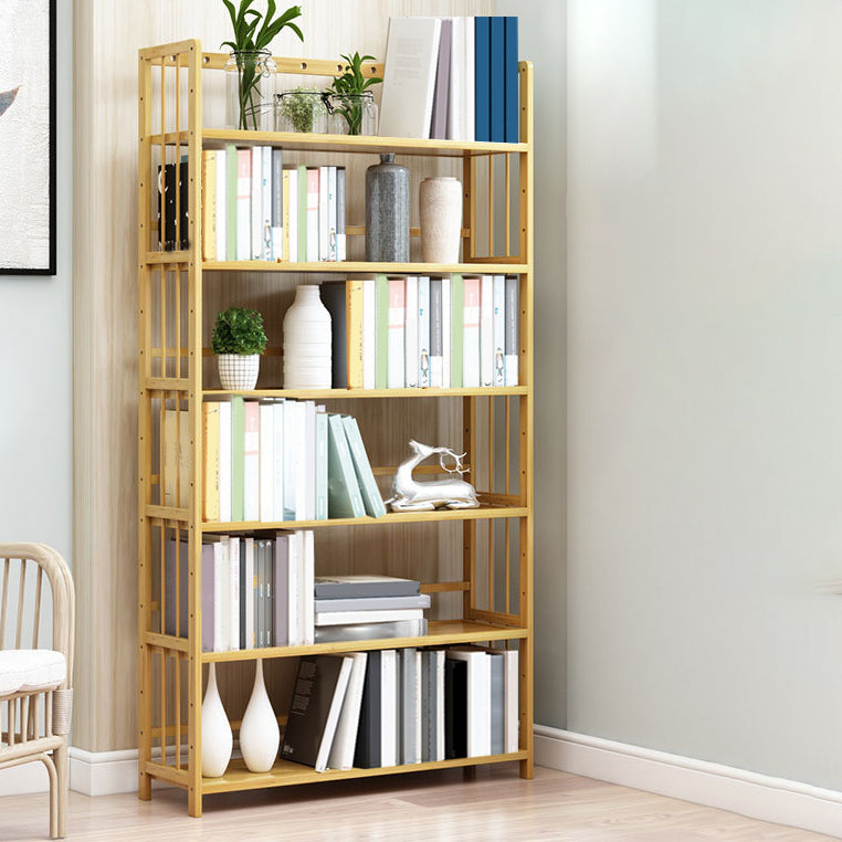Moderne bamboe etagere boekenplank slaapkamer verticale open plank boekenkast met planken