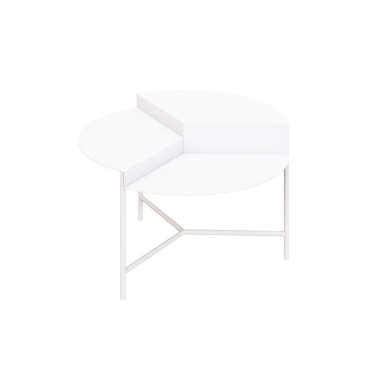 Tavolino rotondo di ferro della metà del secolo Dia 27,6 "3 gambe 1 tavolo da cocktail singolo