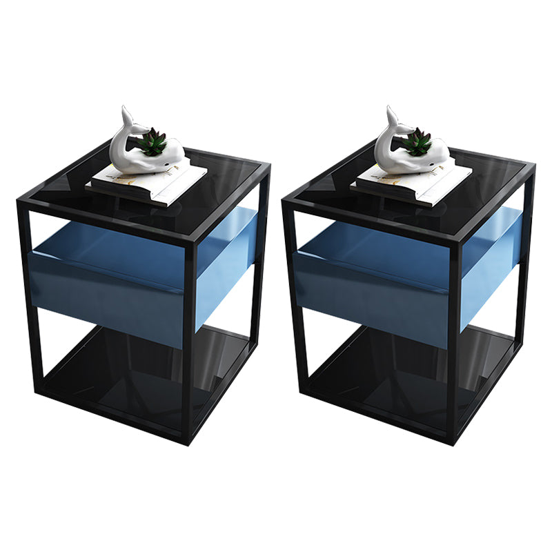 Comodino aperto comodino comodino contemporaneo con cassetto