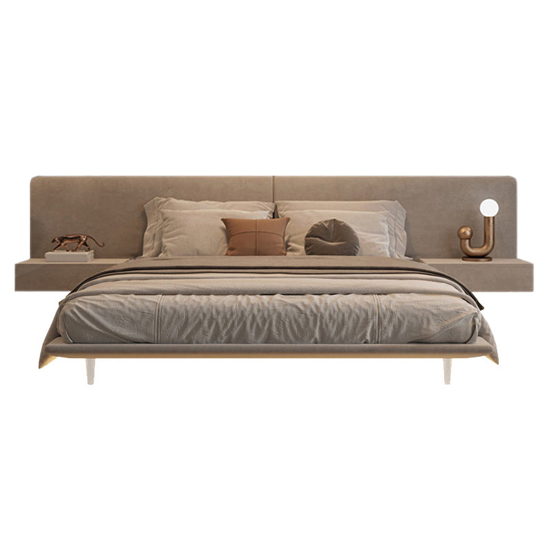 Mid-Century Modern Daybed Pine Wood Foam Rectangular Bed Frame for Home