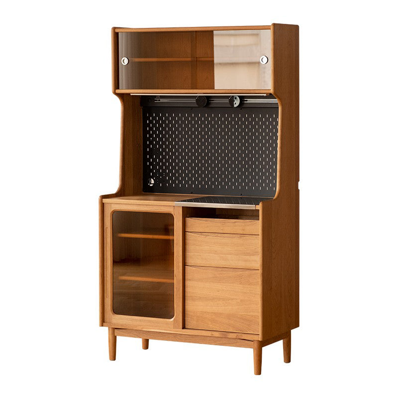 Mobile moderno armadio in vetro display a buffet mobile per sala da pranzo