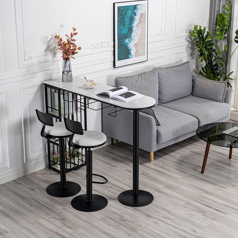 Set da tavolo da bar moderno 1/3 pezzi Funta bancone in marmo set per sala da pranzo