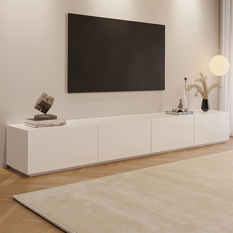 Modern Engineered Wood TV Media Stand ingesloten opslag tv -console