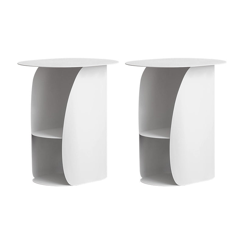 20,5 "W x 22" H Iron Torgente Modern Accent Table Comobilismo con 3-RASSE per soggiorno