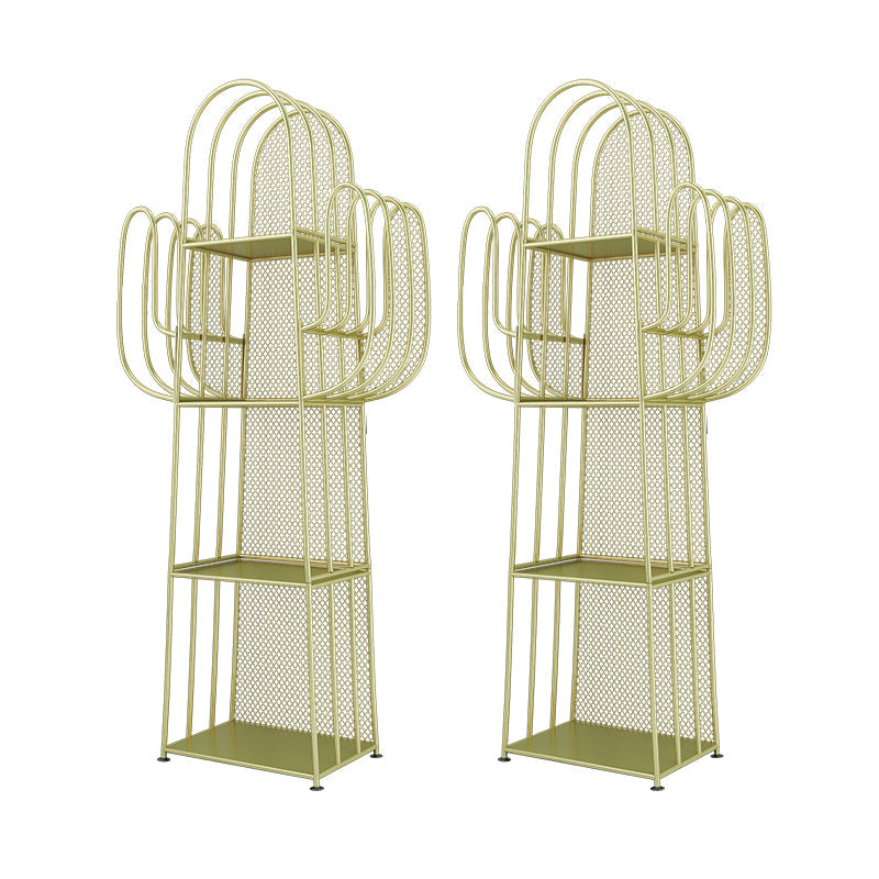 16,5 W "x 59" H moderno moderno comodino di ferro per soggiorno