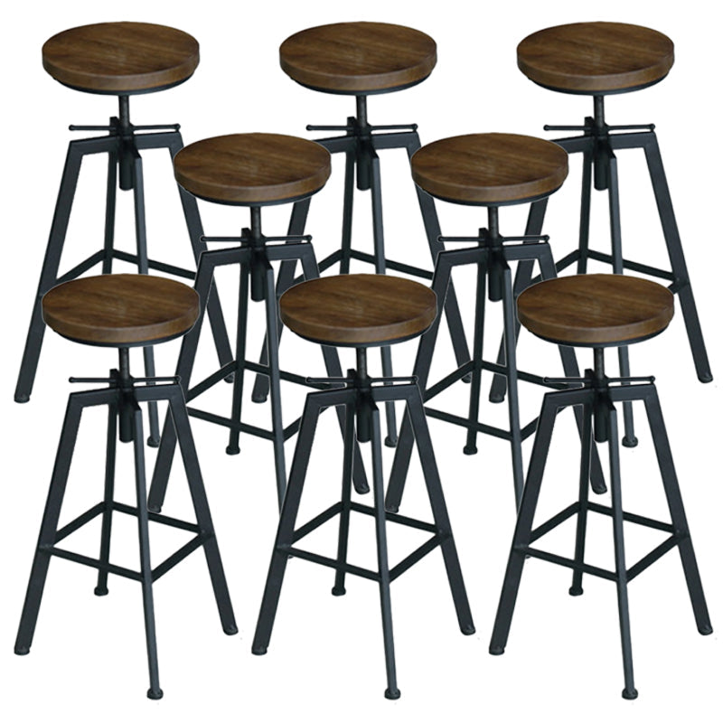 Tabouret de comptoir de style moderne rond tabouret de bar arrière pour le salon