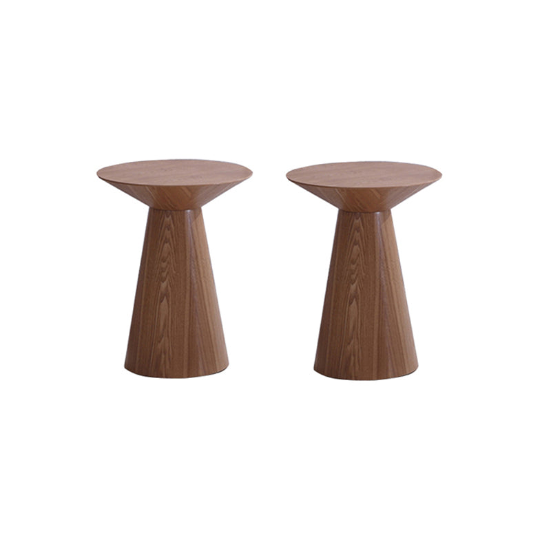 Mesa contemporánea de la sala de estar de madera maciza/mesa de pedestal cuadrado