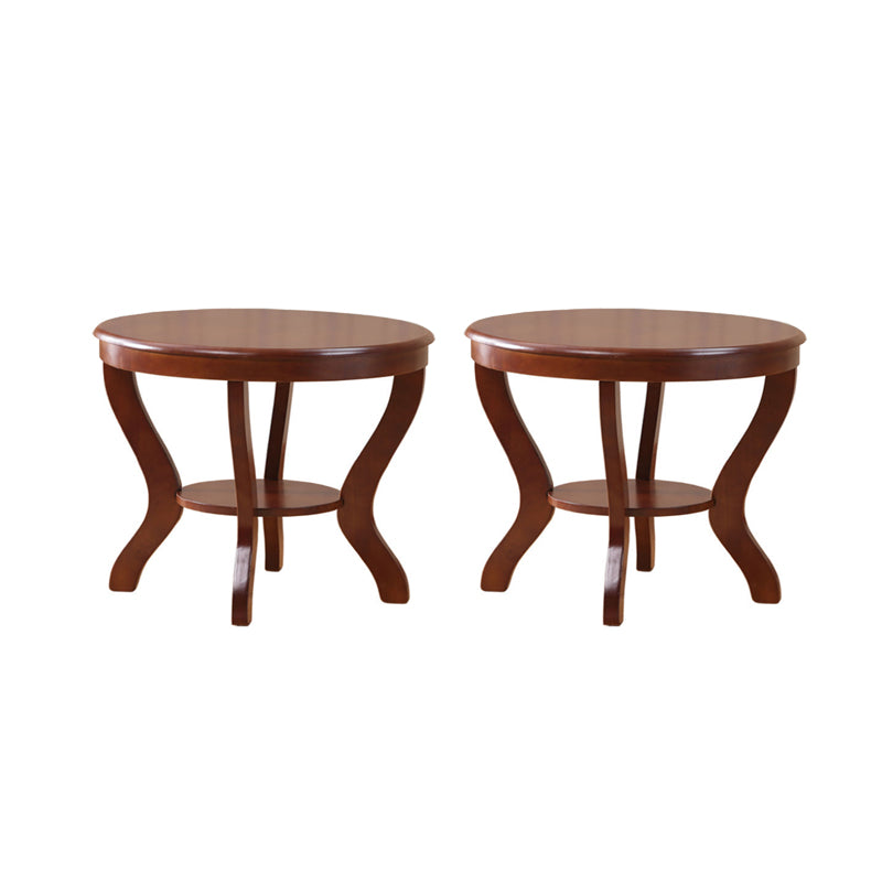 Traditioneller Tisch Massivholz 4 Beine Wohnzimmer Seitenende Tisch