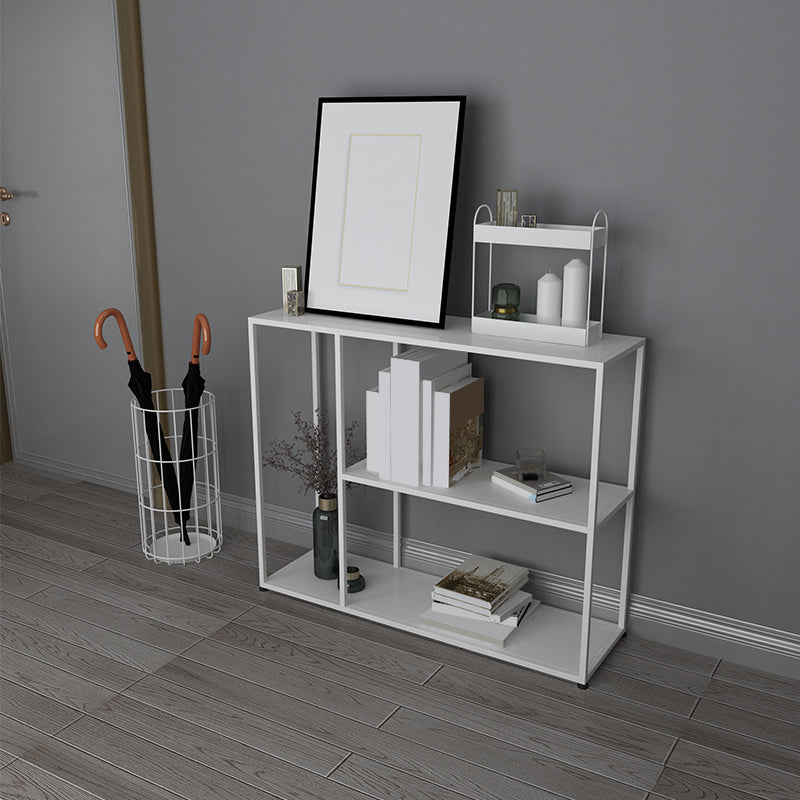 9,84 "W tavolo di accento console moderno tavolo console di finitura antica in metallo