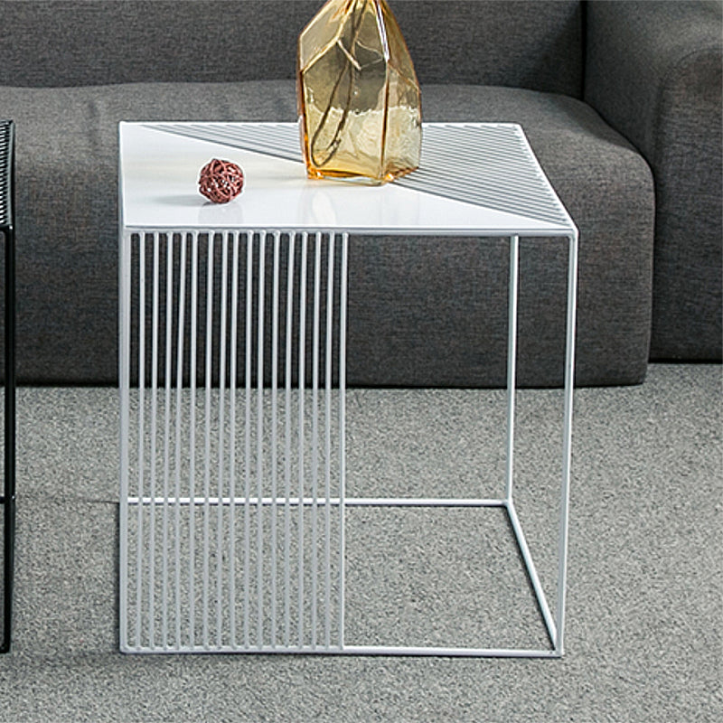 Metal Square Coffee Table Mid Century Simple Frame Cocktail Table