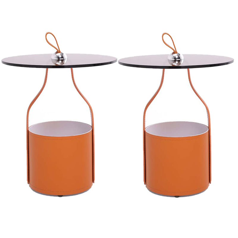 Tavolo laterale contemporaneo Piedistale con portata del soggiorno rotondo tavolo