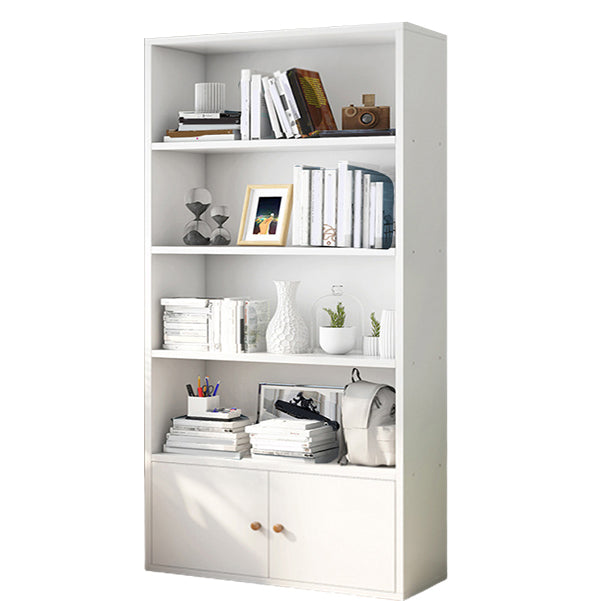 閉鎖されたエンジニアリングウッドシェルフ本棚床棚付き現代の本棚