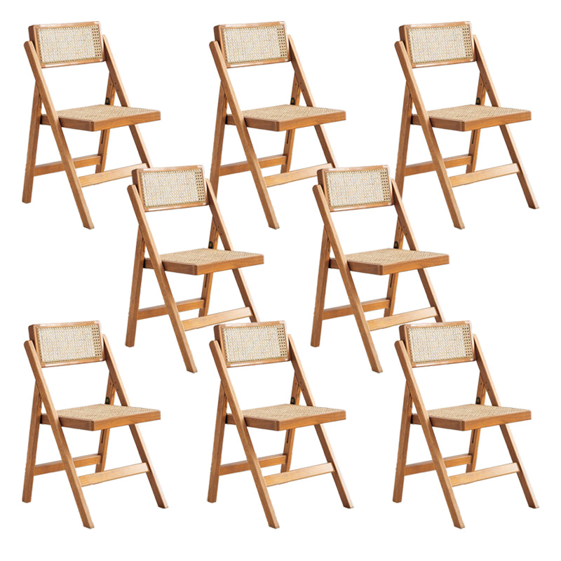 Chaise latéral industrielle ouverte en bois pliant en bois pliant pour la maison