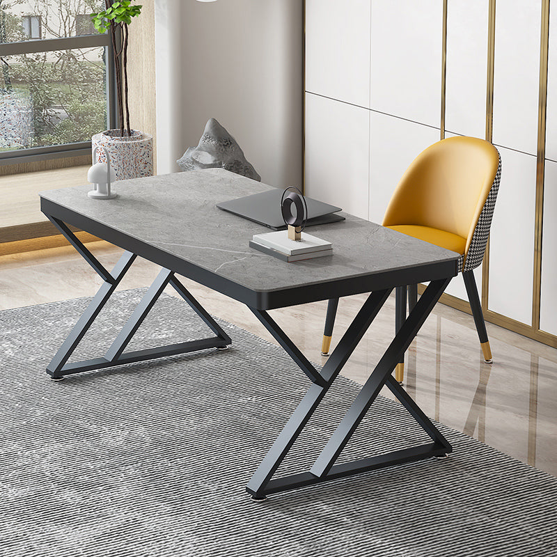 29 "H Glam Writing Desk Bureau de bureau en métal rectangulaire pour le bureau