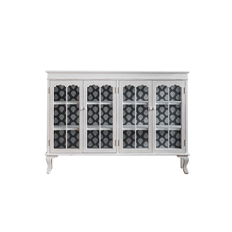 Curio Curio Curio Armadio a buffet in legno con porta di vetro per soggiorno