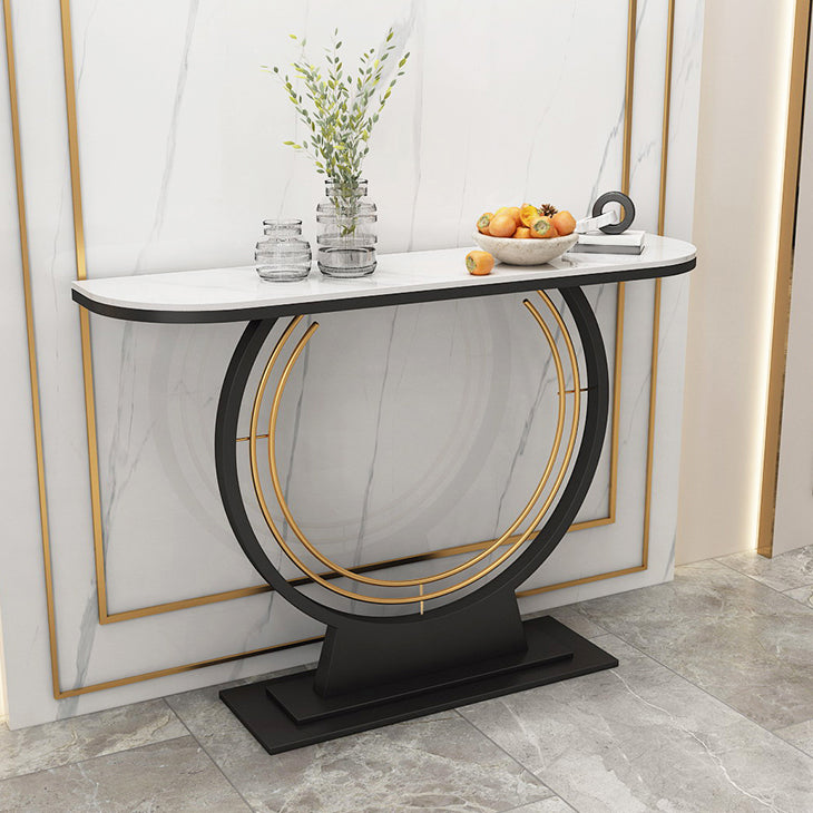 Tavolo console di console antico console a mezza luna contemporanea