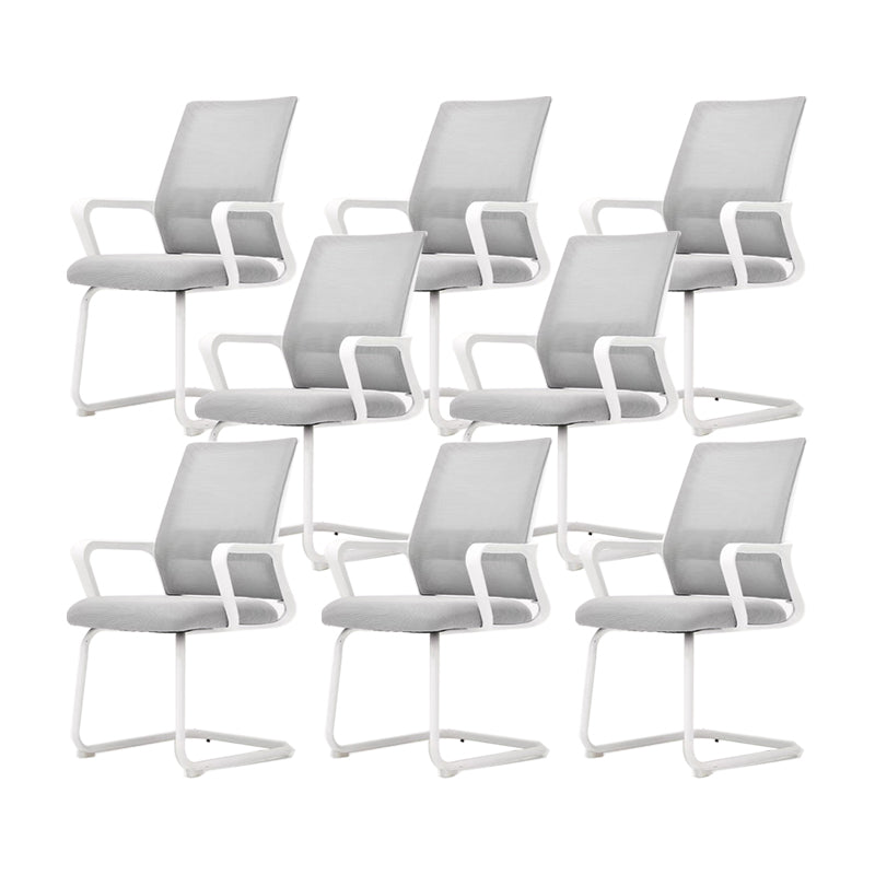 Chaise de bureau à armes fixes moderne