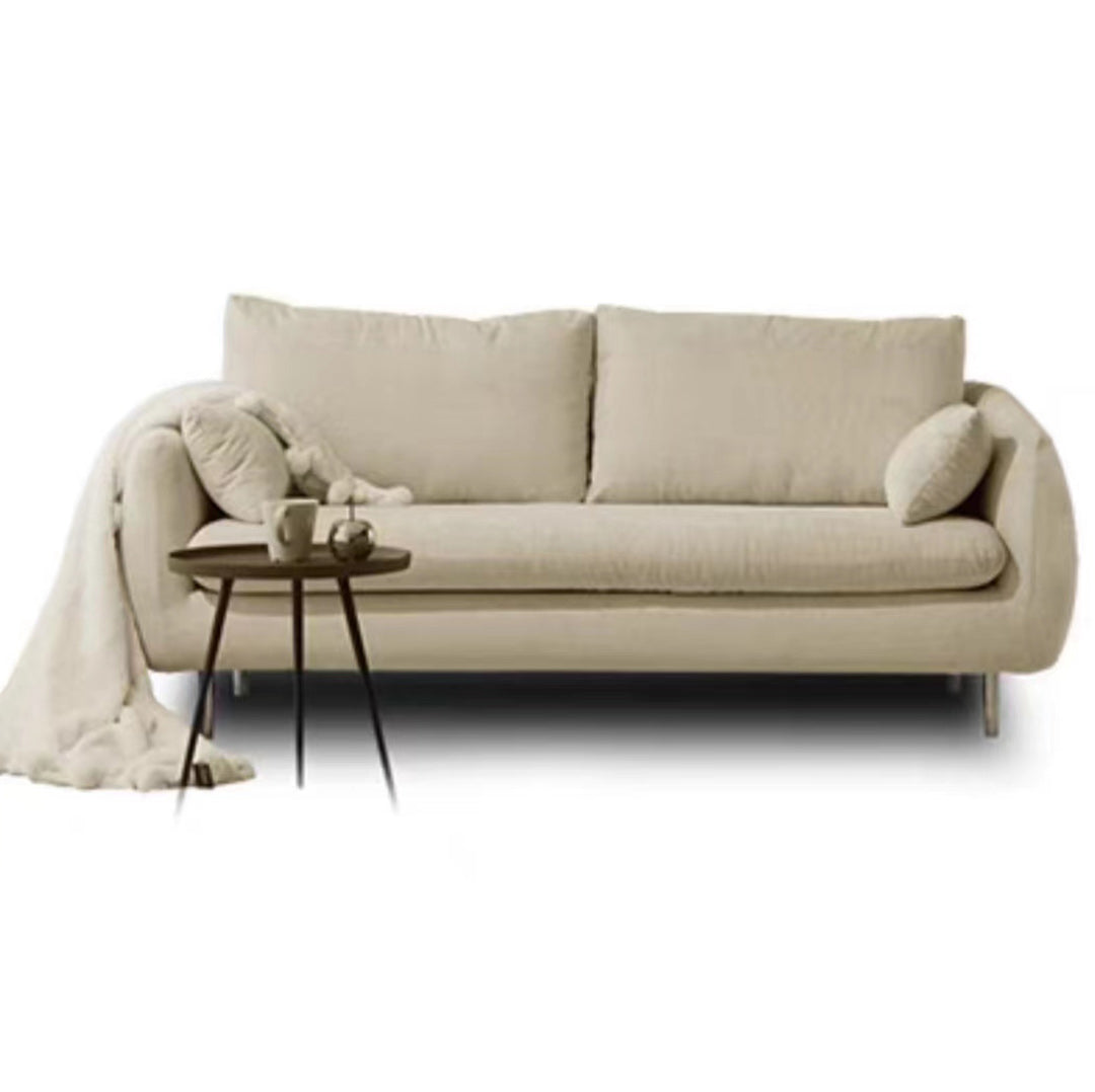 Contemporary 31.49" H Solid Color Velvet Flared Arm Loveseat