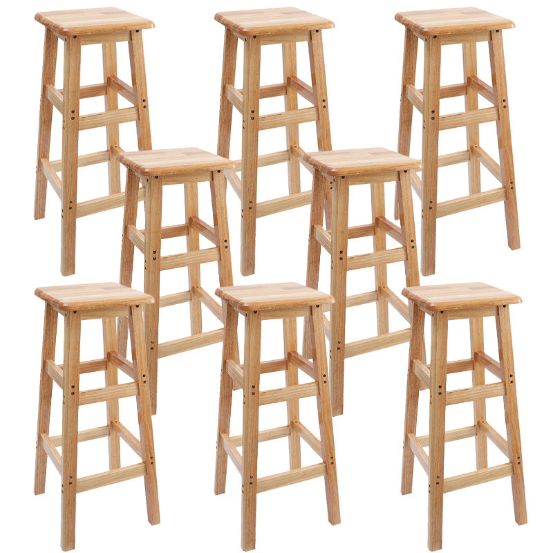 Sedia in legno industriale sedia in legno massiccio in legno massiccio con 4 gambe