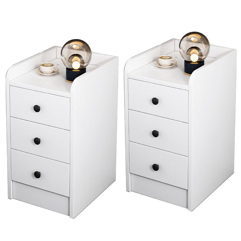 Comodino multi -cassetti moderno tavolo da notte in legno per camera da letto