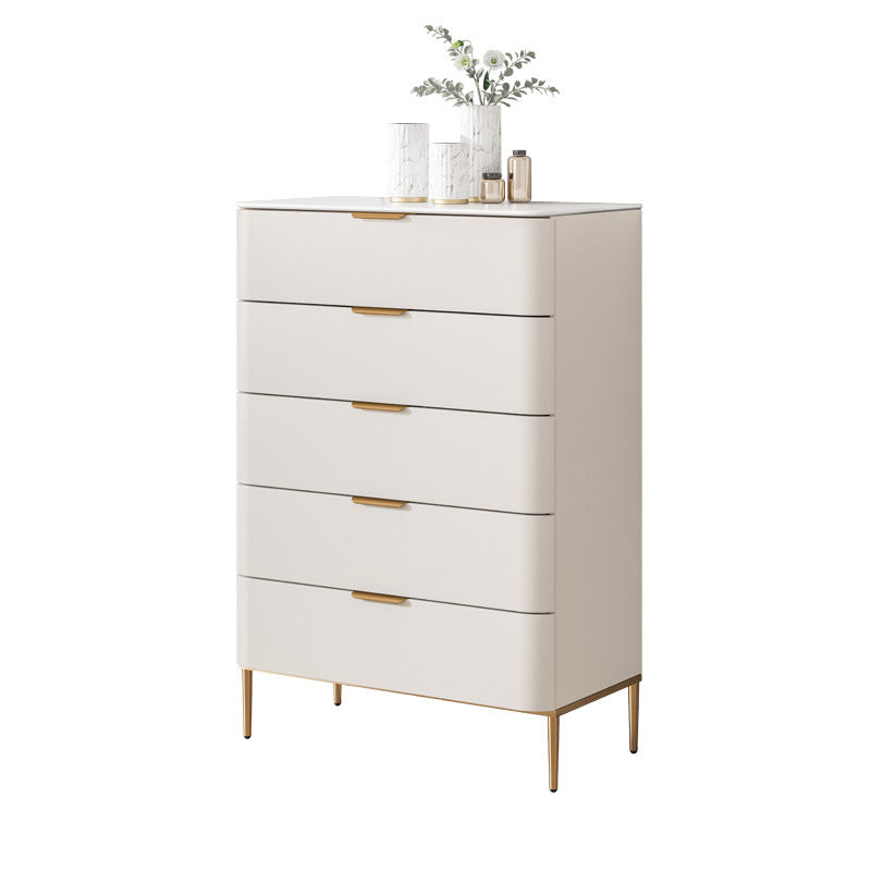 Glam Chest Engineered Wood Bedroom Storage Chest with Drawers