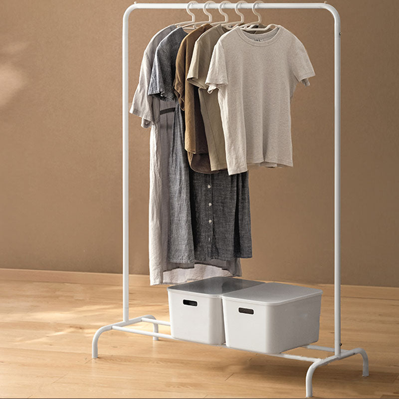 Appendiabiti a piedi largo 16 pollici moderno albero di ferro bianco moderno