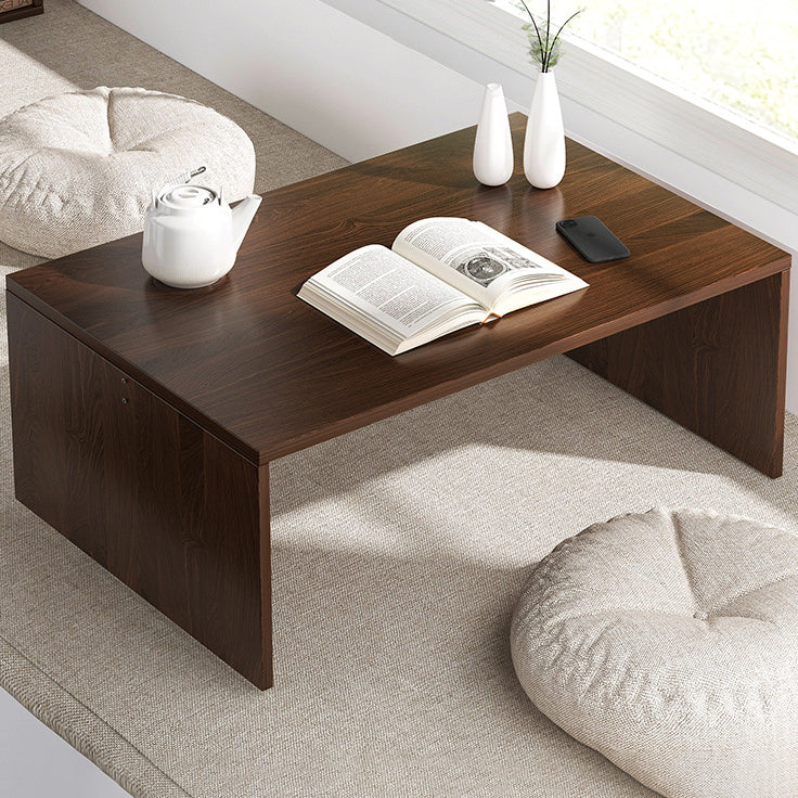 Eigentijdse houten schrijfbureau slee huis rechthoekig kantoor bureau