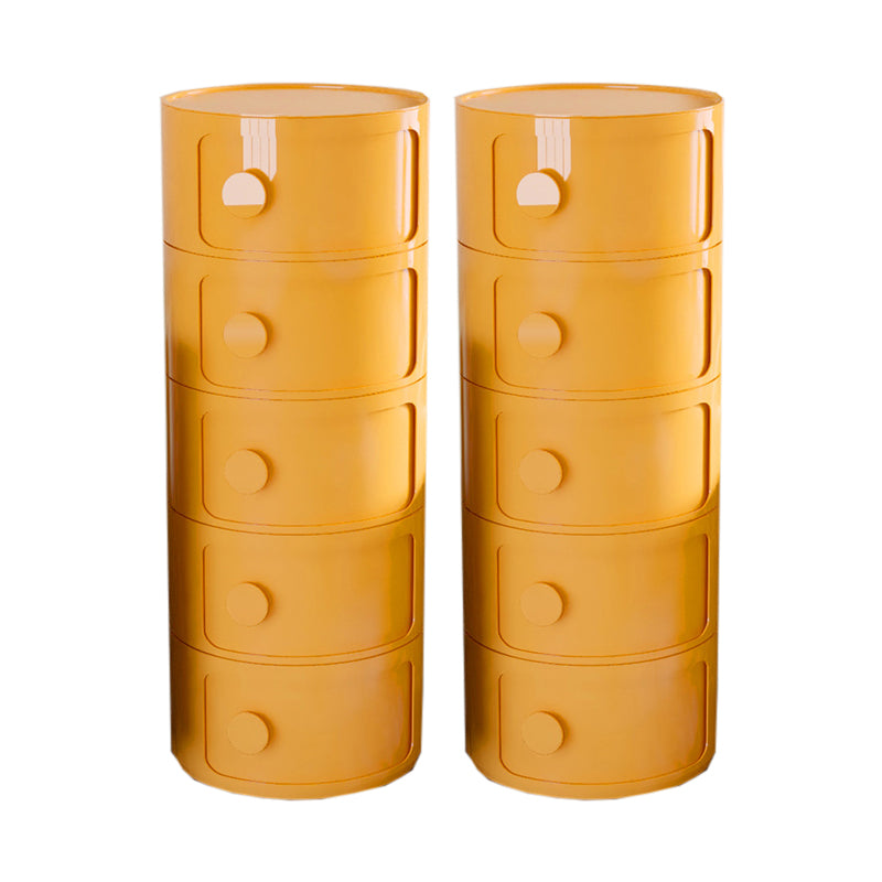 Comodino moderno comodino in plastica in plastica per soggiorno per soggiorno