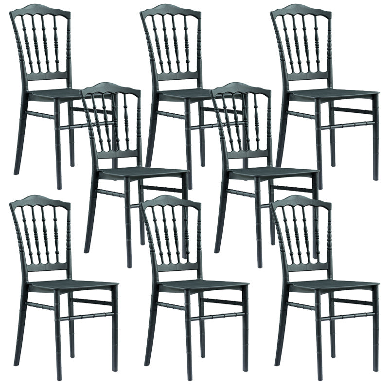 グラムキッチンダイニングサイドチェアプラスチックアームレスチェアウィンザーバックサイドチェア