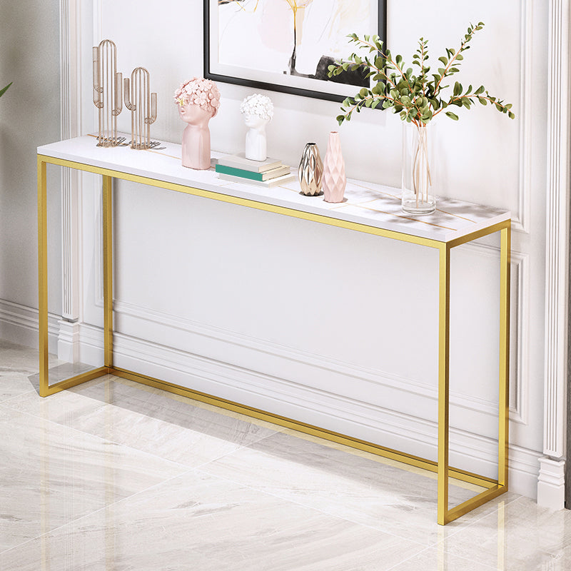 33.46 "Table de acento de piedra de la consola glammamante de 33.46"