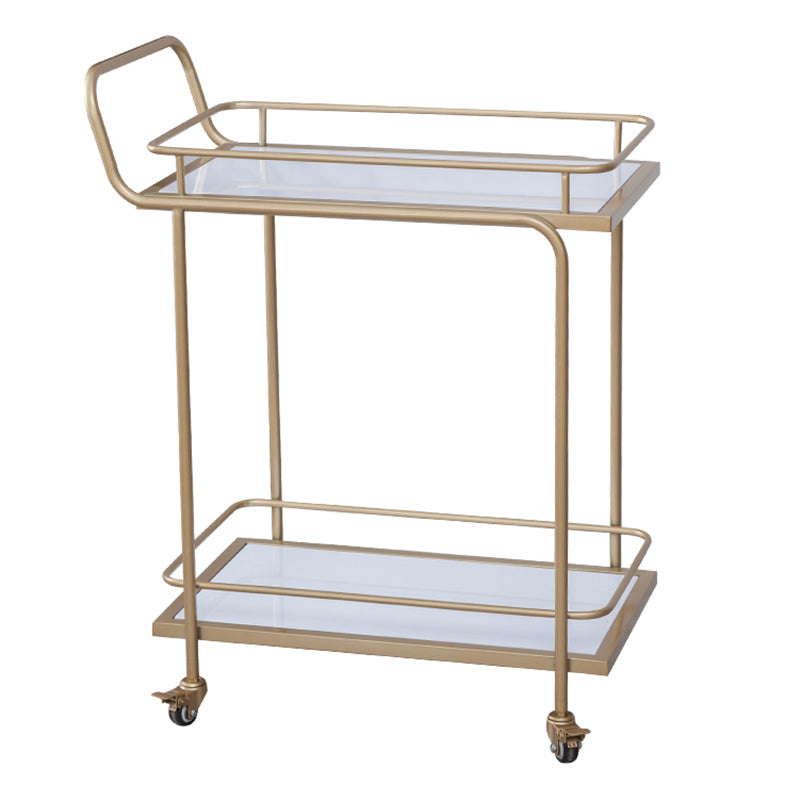 Contemporary 31.5"H Prep Table Rectangular Metal Rolling Prep Table for Dining Room White Clearhalo 'furn' 'furn_kitchen_islands_carts' 'Furniture' 'Kitchen & Dining Furniture' 'Kitchen Islands & Carts' 'kitchen_islands_carts' 6375862