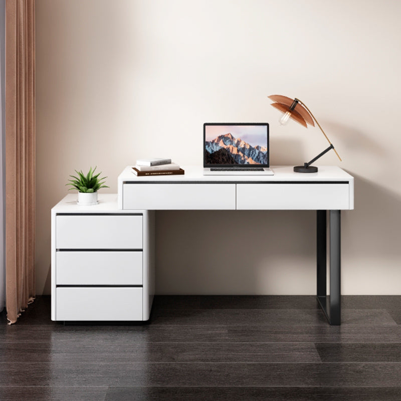 19.68 "引き出し付き幅の木製の虚栄心セット明るい白いメイクアップ虚栄心