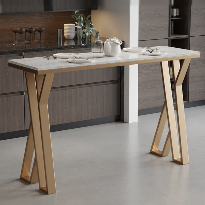 Table de la barre de bar à barre glamour