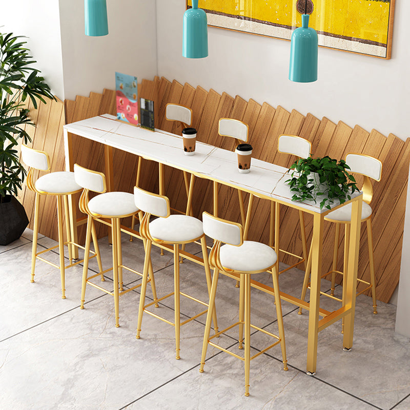 1/5/9 Piezas Taburete de barra y mesa Rectangular Pub Juego de mesa