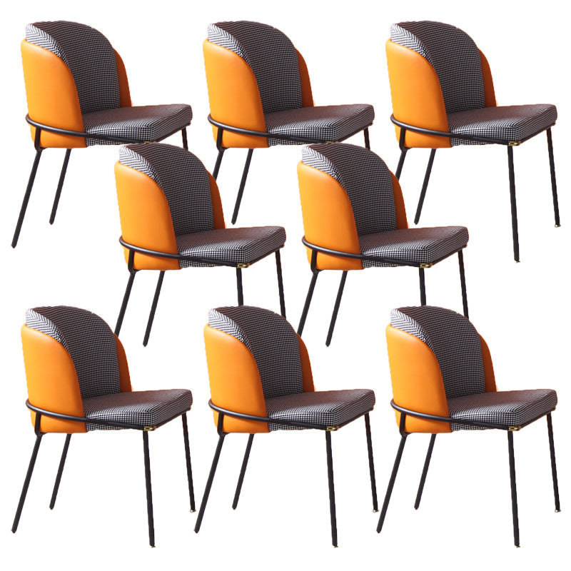 Modern Style Parsons Side Chair Upholstered Indoor Dining Chair