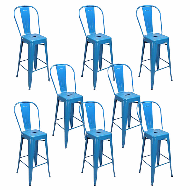 Tabouret de comptoir en fer industriel tabouret de bar avec un siège en métal