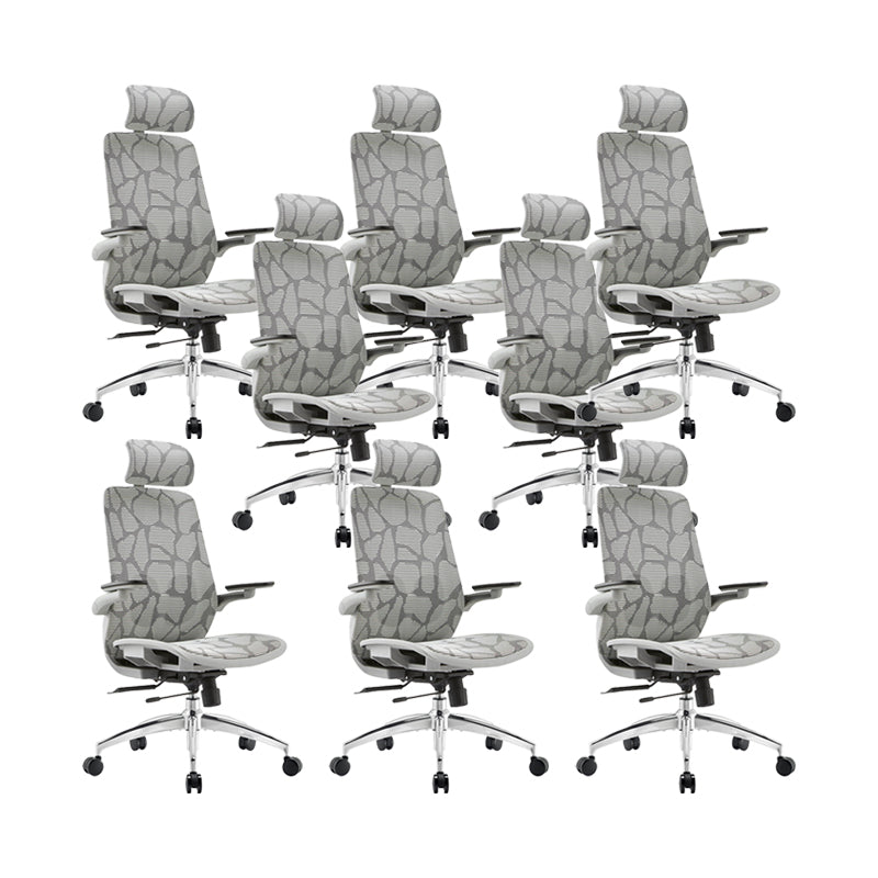 Meccanismo di inclinazione contemporanea Sedia in microfibra Task High Back girevole sedia