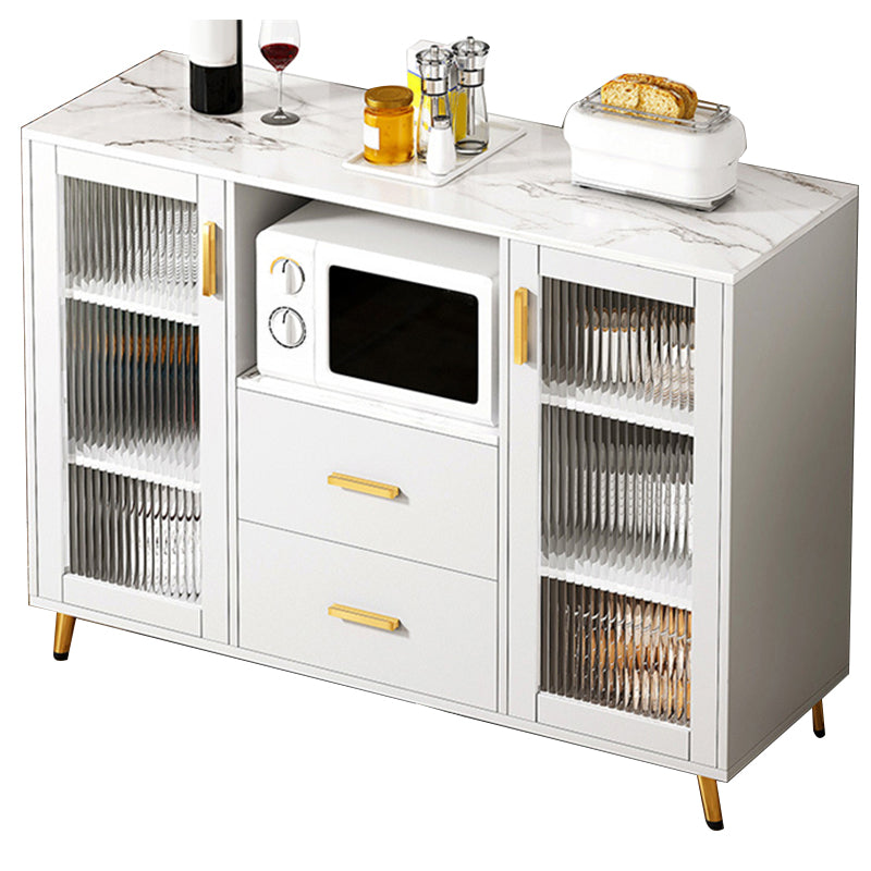 Tavolo da tabella di sideboard in stile contemporaneo supporto a buffet con cassetto