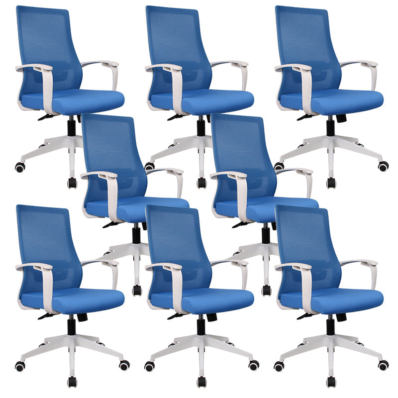 Silla de malla de escritorio moderna silla de computadora de computadora con ruedas/sin ruedas