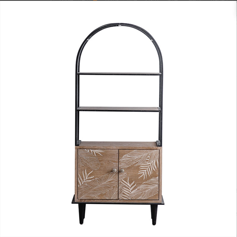 Mid-Century Modern Cabinet Solid Wood Rectangle with Drawer Accent Cabinet 30"L x 16"W x 65"H Clearhalo 'Cabinets & Chests' 'cabinets_chests' 'furn' 'furn_cabinets_chests' 'Furniture' 'Living Room Furniture' 6433698