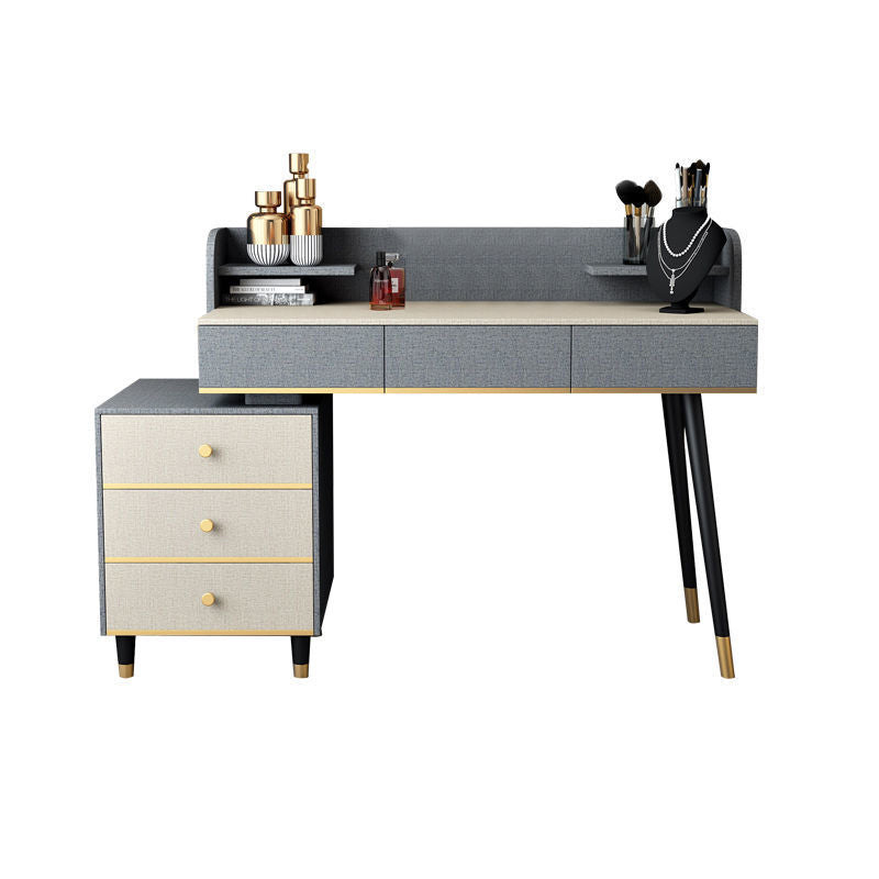 15.74" Wide Make-up Vanity with Drawer Modern Style Wooden Makeup Table