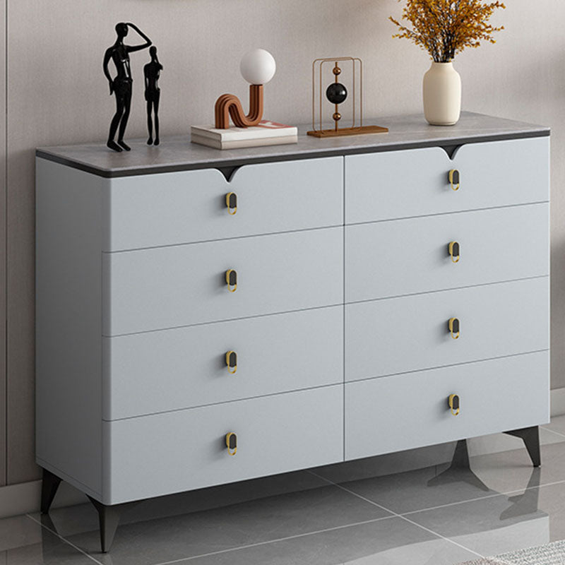 Stone Contemporary Storage Chest Bedroom Chest with Black Legs Grey Clearhalo 'Bedroom Furniture' 'Dressers & Chests' 'dressers_chests' 'furn' 'furn_dressers_chests' 'Furniture' 6440151